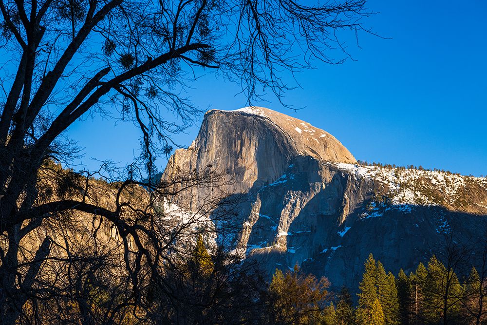 Afternoon light on Half Dome in winter-Yosemite National Park-California-USA